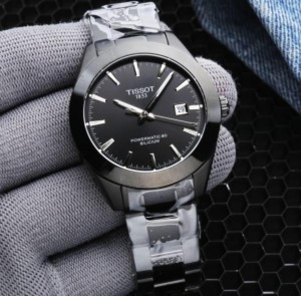 Luxury Branded Watch Black Ceramic Skeleton Style