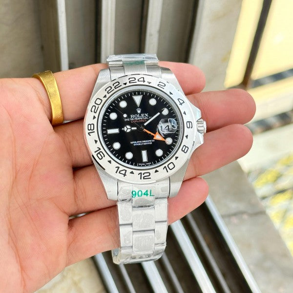 Branded GMT 2 Watch Oyster perpetual Explorer 2.0 Black