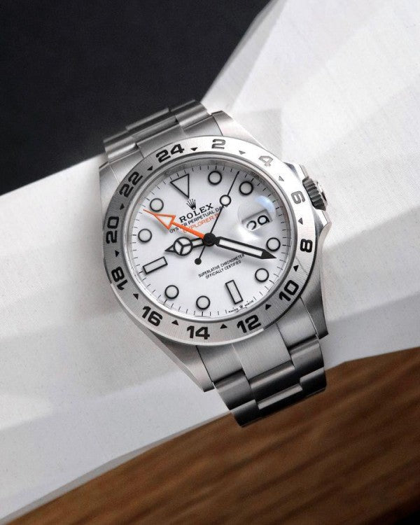 Branded GMT 2 Watch Oyster perpetual Explorer 2.0 White