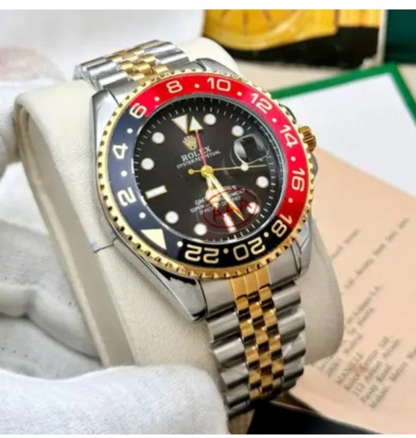 Branded GMT 2 Watch Red and Black